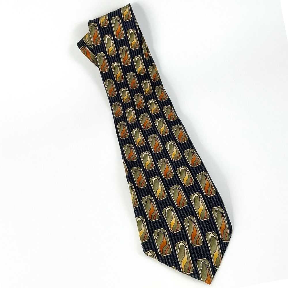 Cocktail Collection Silk Tie - Vodka As Seen Under a Microscope